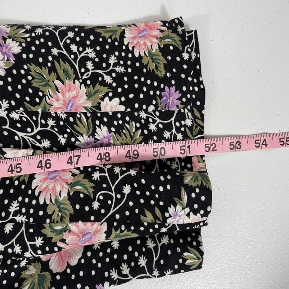 Pellini Women's Dress Size 5/6‎ Maxi Bottom Split Floral Sleeveless Collar - Picture 9 of 11